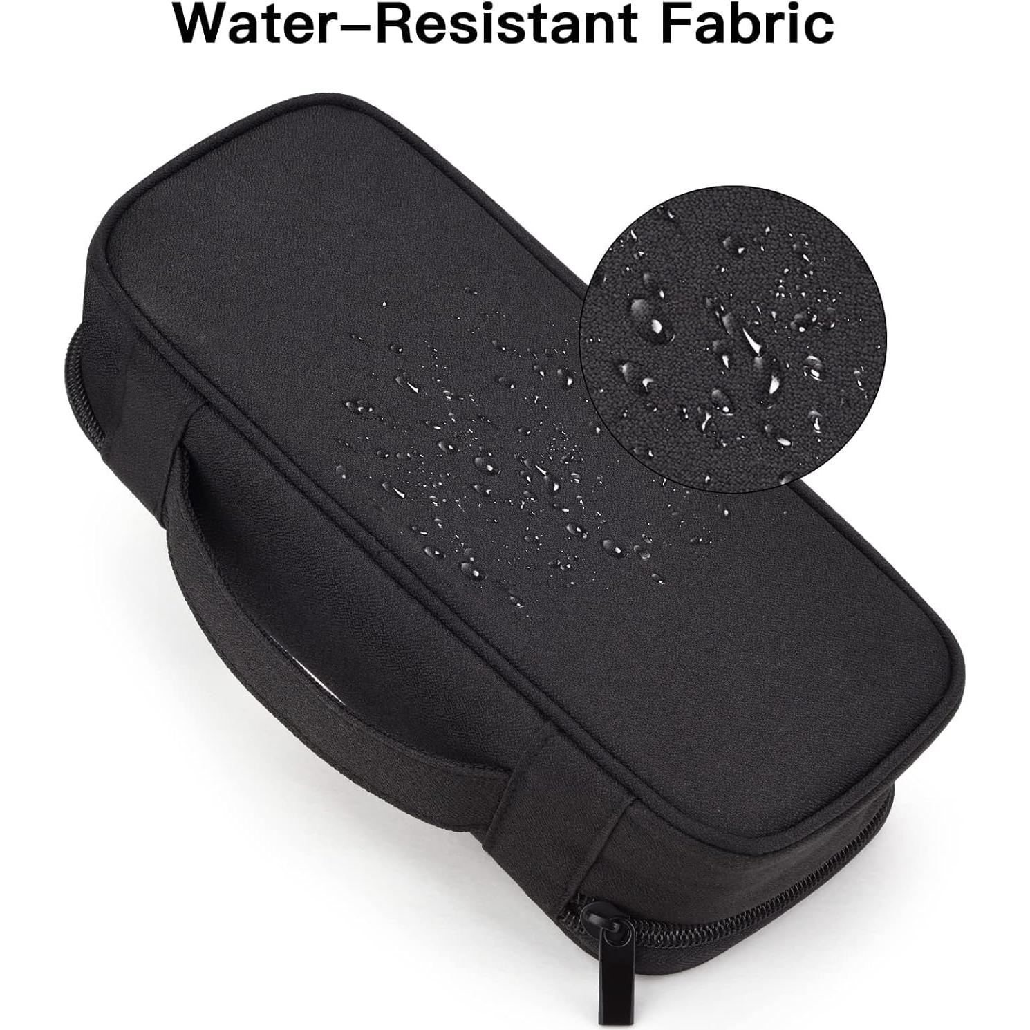 Bolsa Organizadora de Cables Yundoor Negra 24.9x11.9 cm