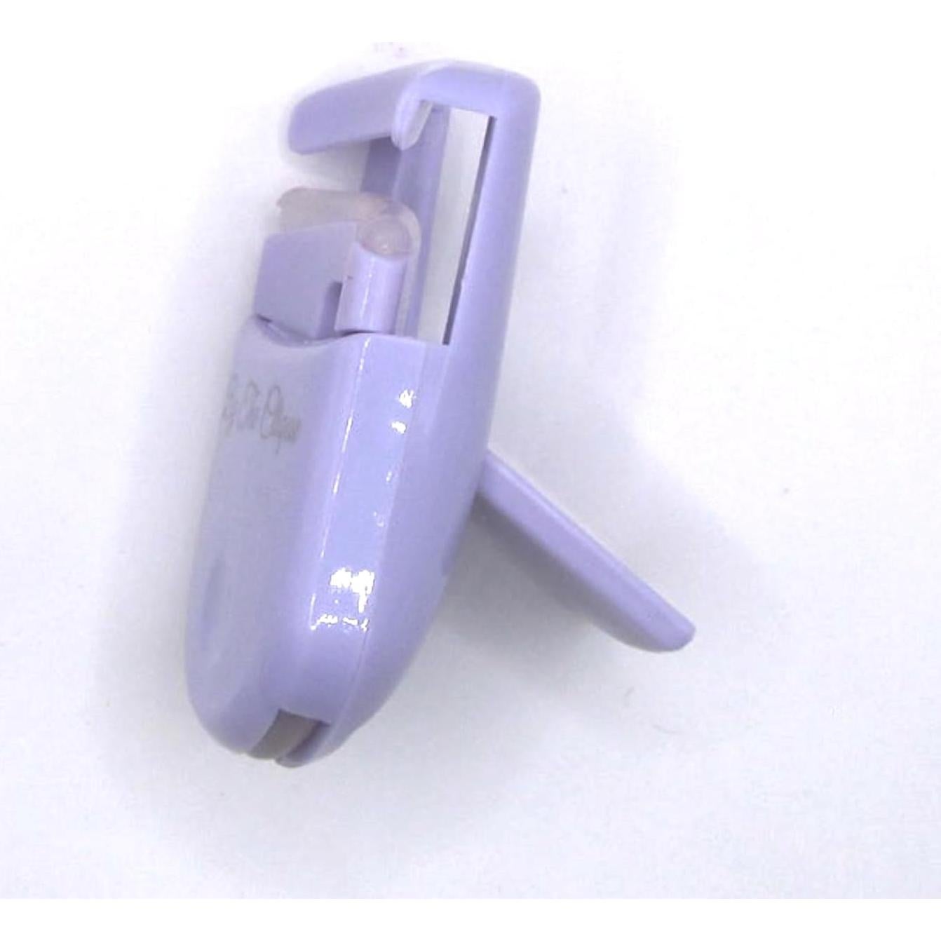 Rizador de Pestañas Mini Portátil The Clique Lila con Almohadillas