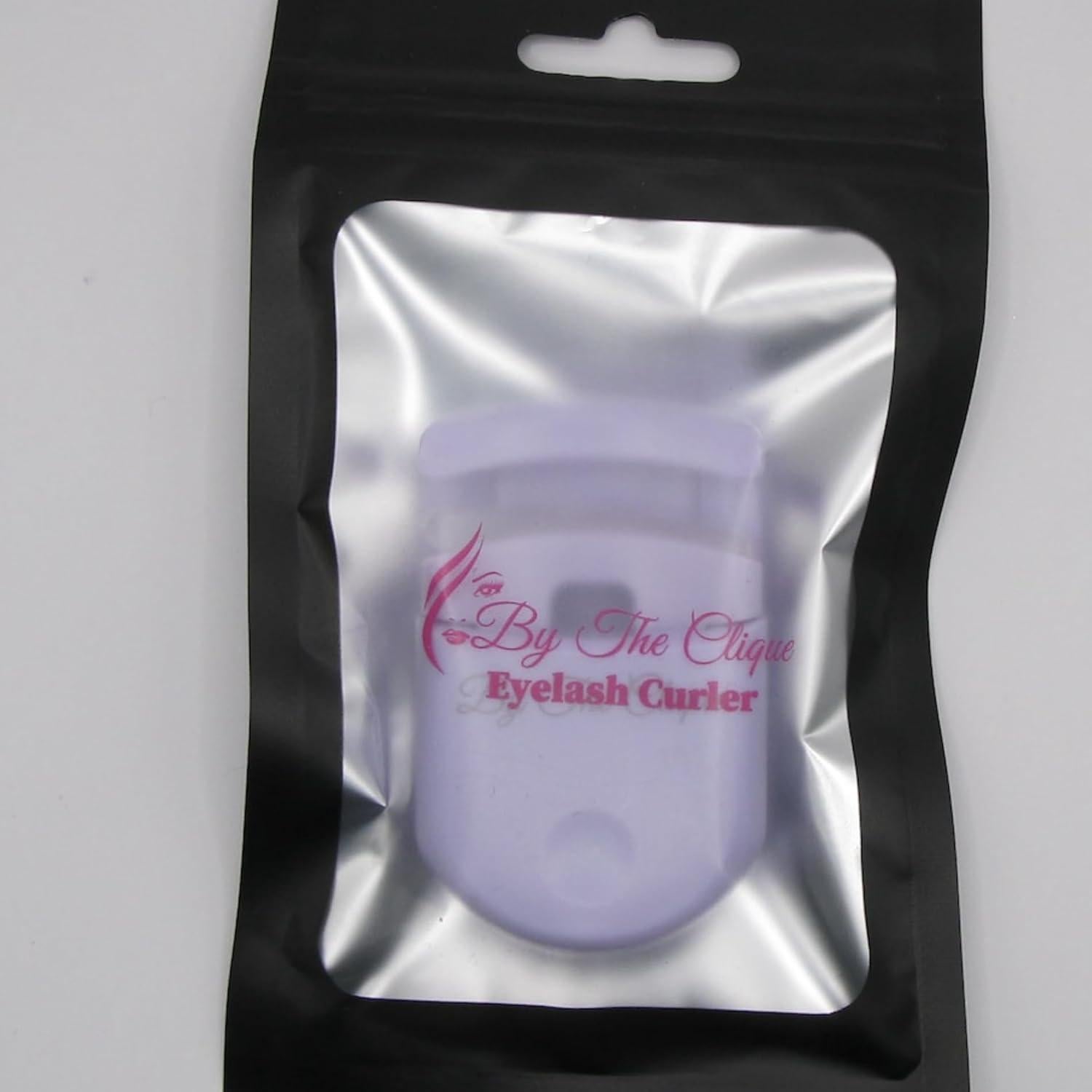 Rizador de Pestañas Mini Portátil The Clique Lila con Almohadillas