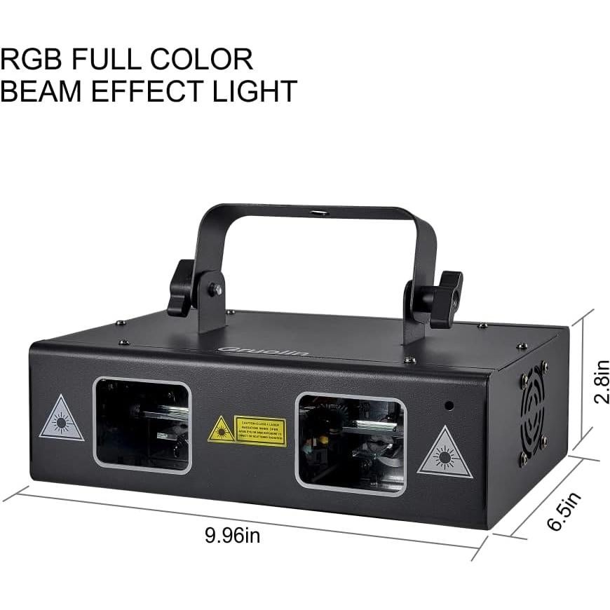 Luz Láser DJ Gruolin GL-L03 RGB Controlada por Música