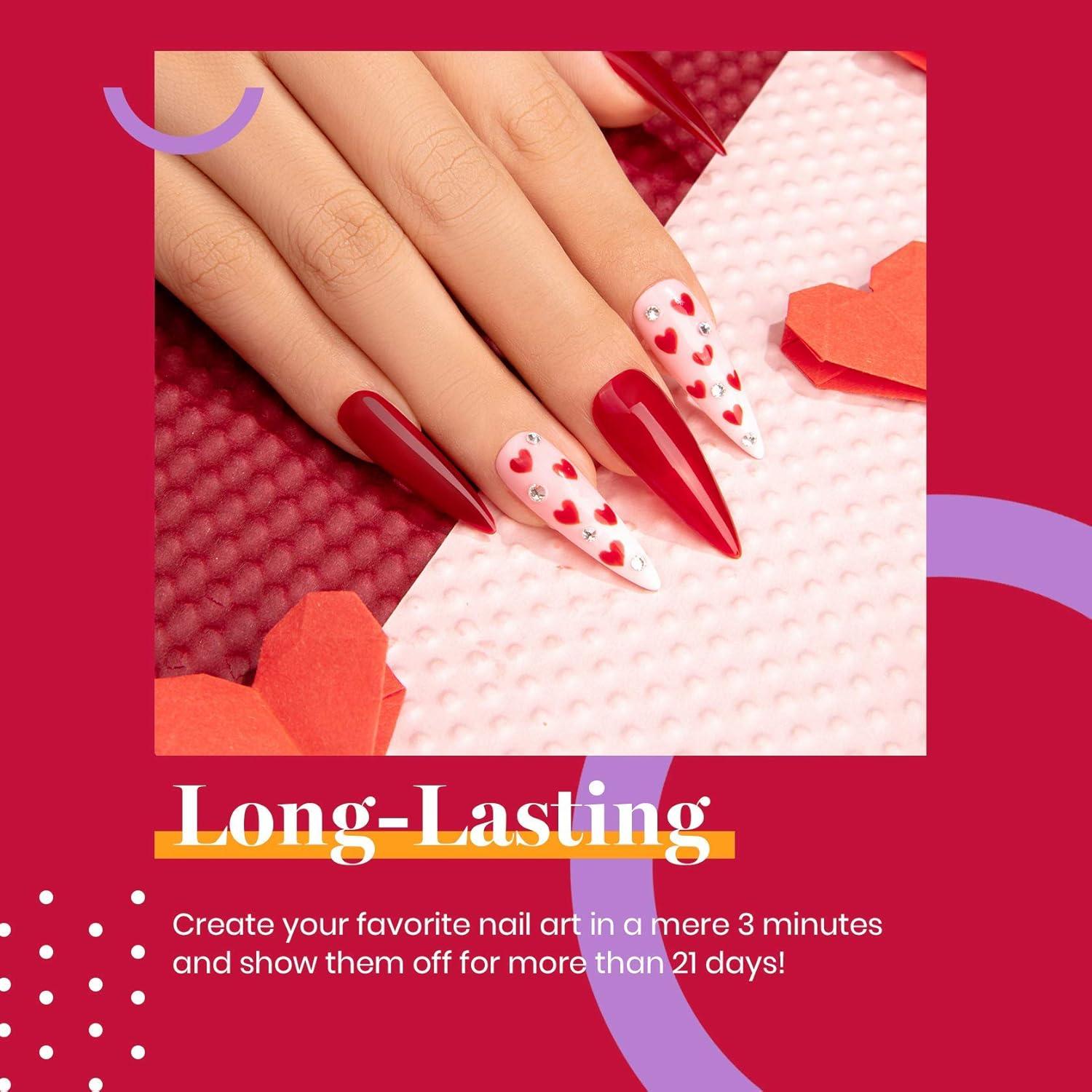 Set de 6 Esmaltes de Uñas en Gel Beetles - Colores Navideños