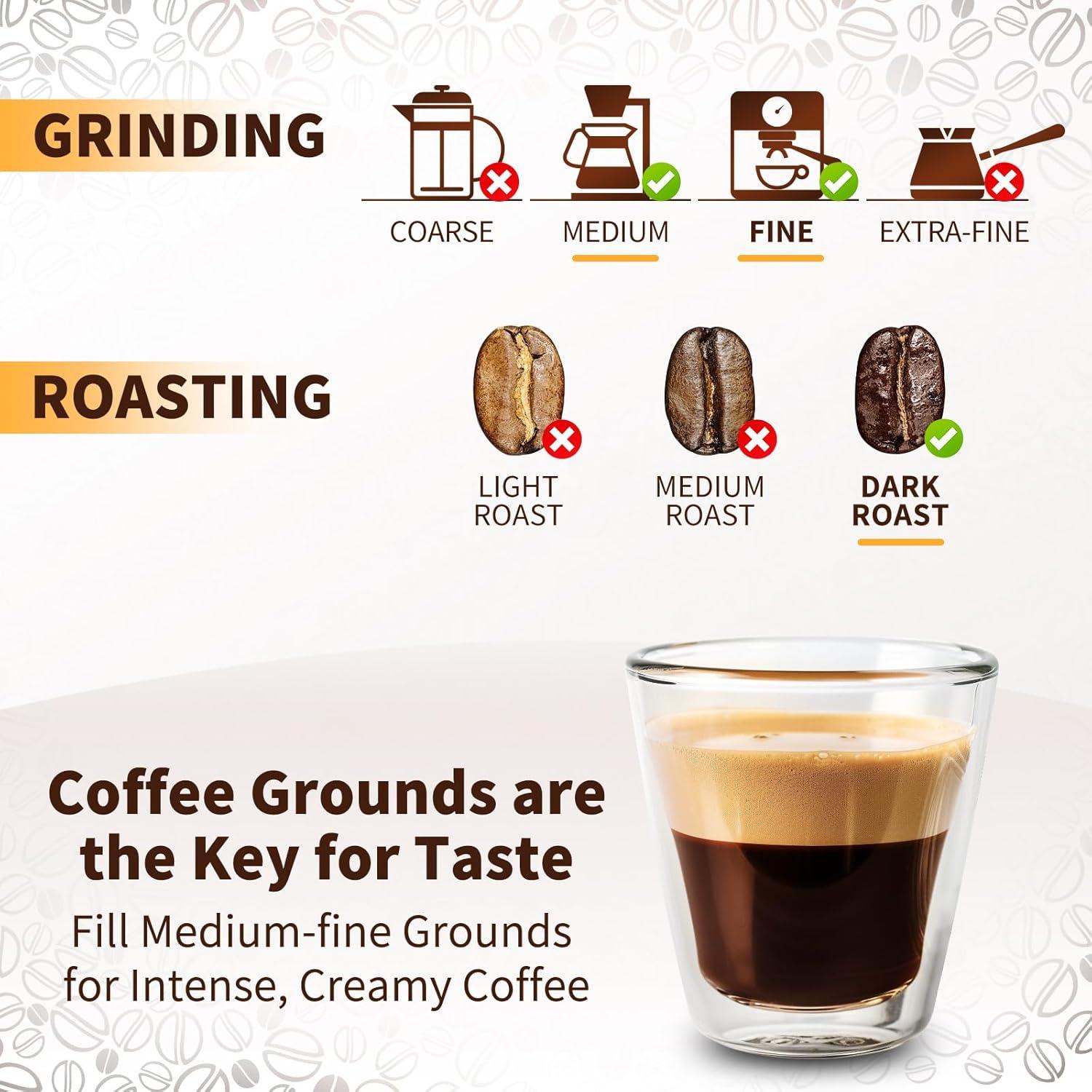 Cápsulas Reutilizables AANQQ para Nespresso Vertuo 70.9 g