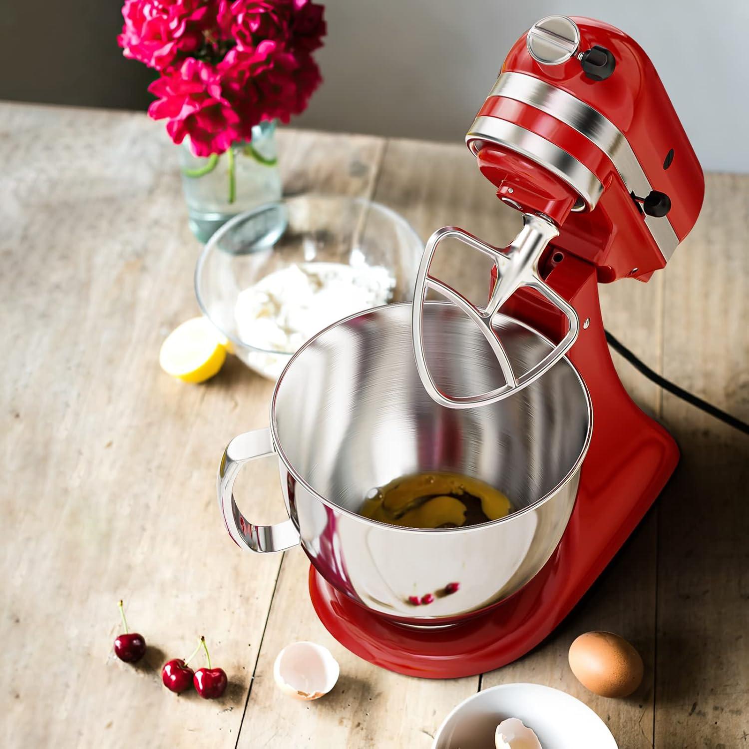 Batidor Plano de Acero Inoxidable InnoMoon para Kitchenaid 4.5-5Qt