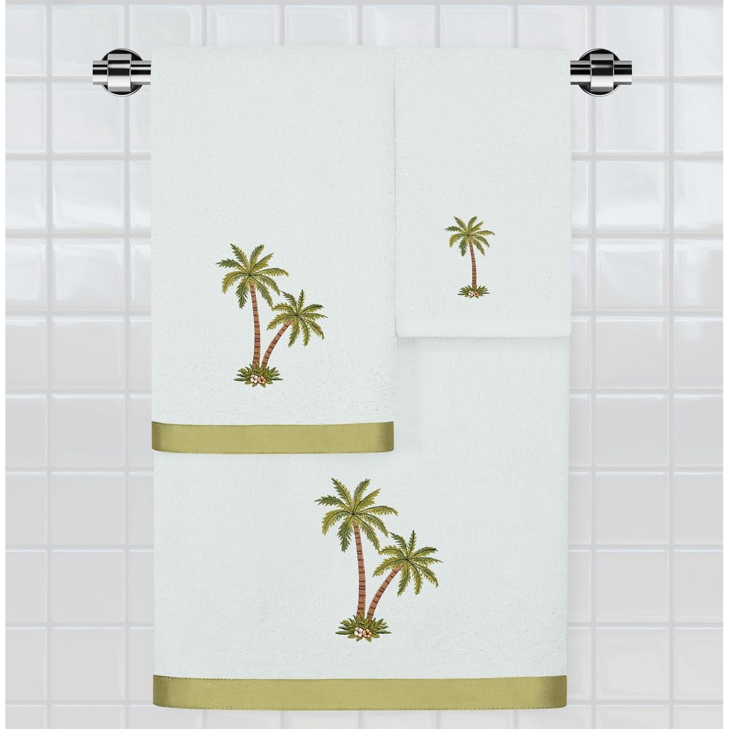 Conjunto de Toallas Premium Khalpera 4 Piezas Algodón Turco Aqua