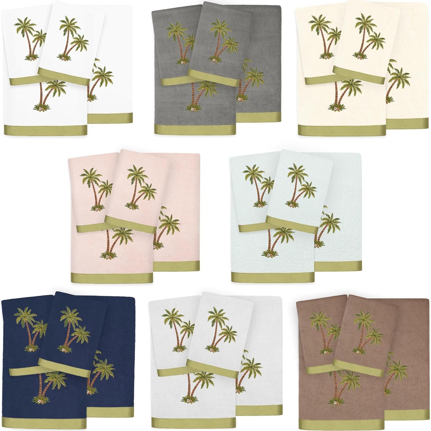 Conjunto de Toallas Premium Khalpera 4 Piezas Algodón Turco Aqua