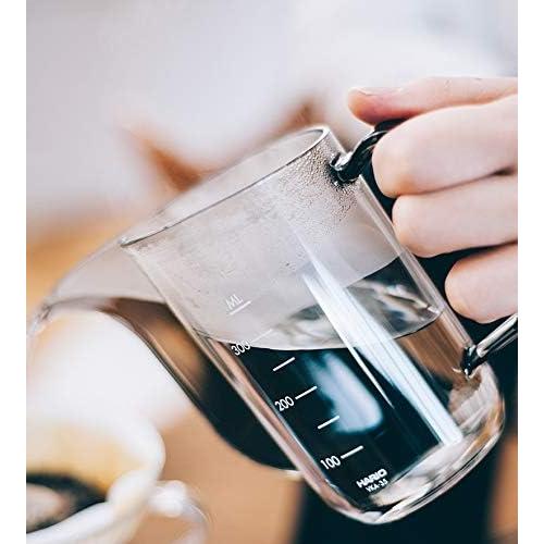 Hario V60 Air Tetera de Goteo 350ml Resina Negra Transparente