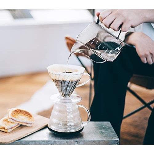 Hario V60 Air Tetera de Goteo 350ml Resina Negra Transparente