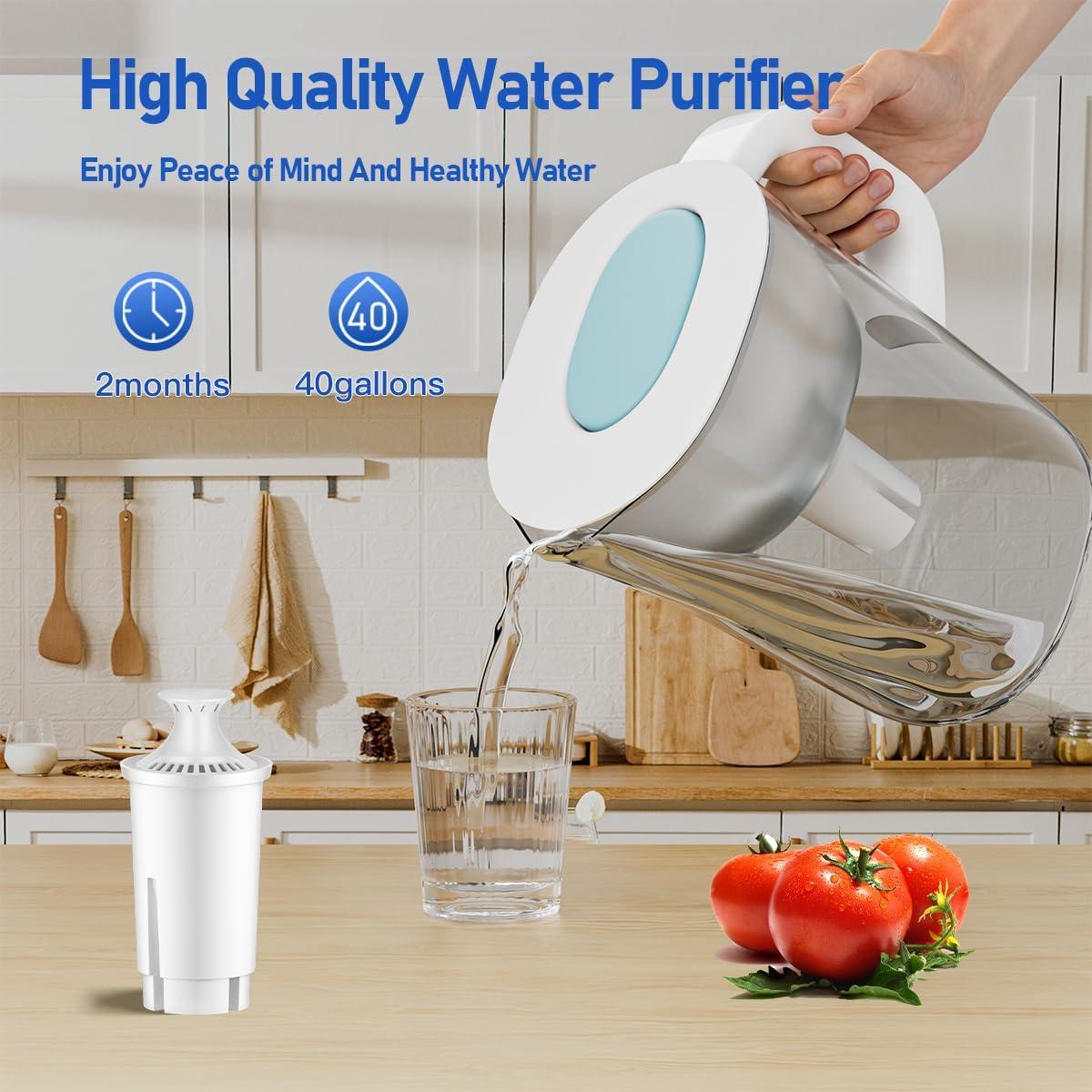 Filtro de Agua WaterJingYi Compatible Brita - Paquete de 3