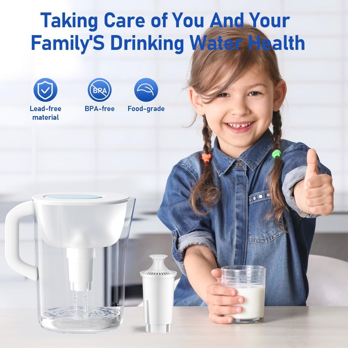 Filtro de Agua WaterJingYi Compatible Brita - Paquete de 3