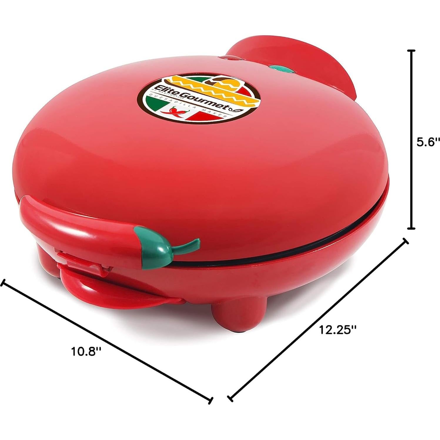 Fabricante de Quesadillas Elite Gourmet EQD-413 20 cm Antiadherente