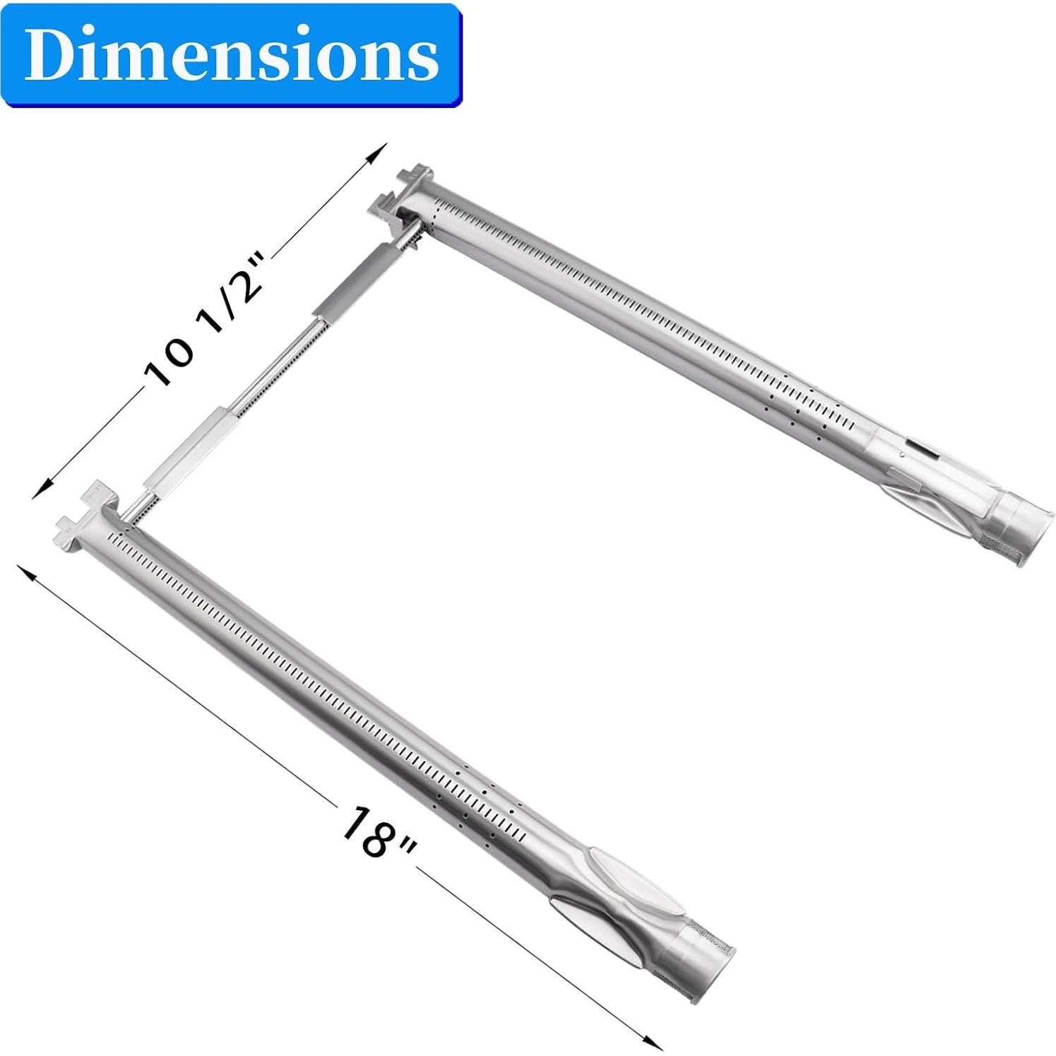 Quemadores de Parrilla Weber Spirit I y II E-210 Acero Inoxidable
