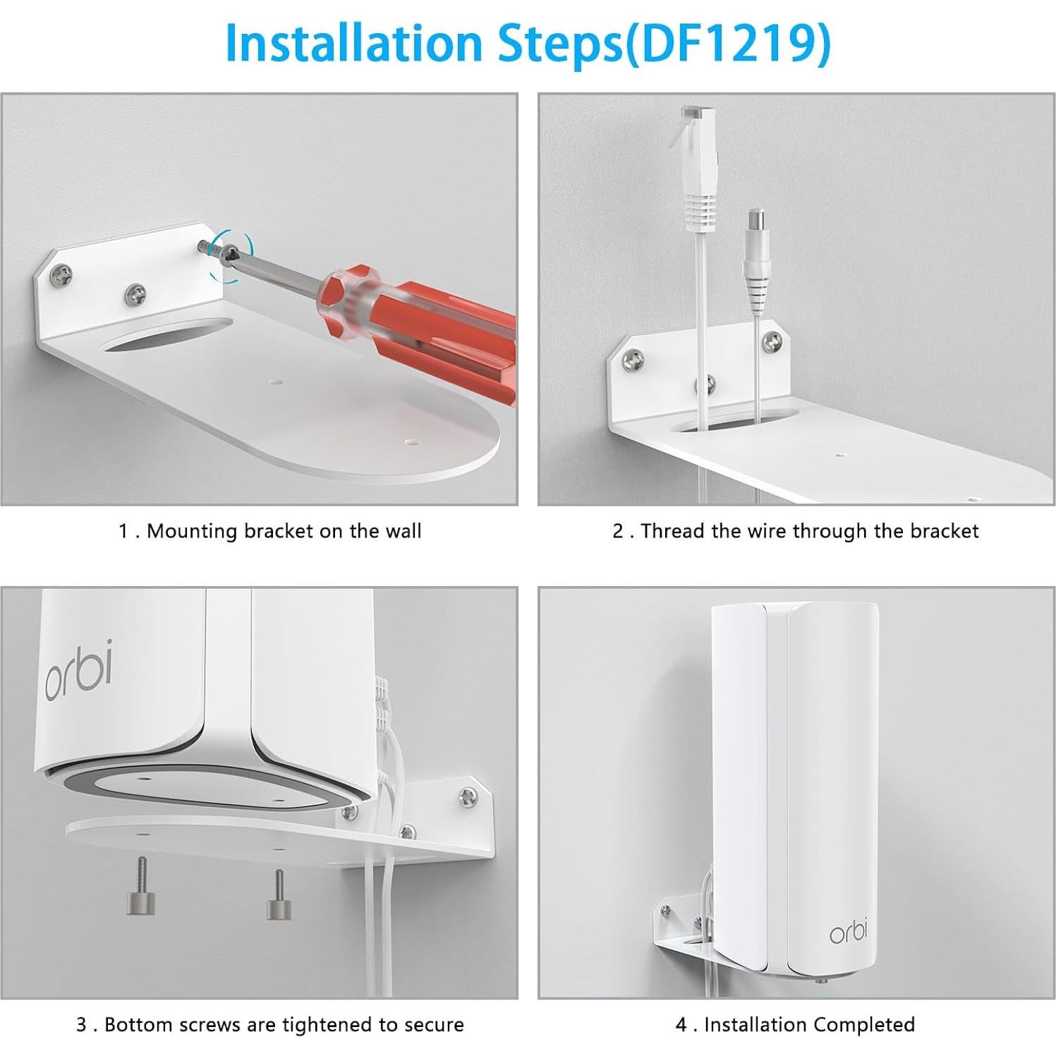 Soporte de Montaje en Pared VOMENC para WiFi 7 Orbi RBE770