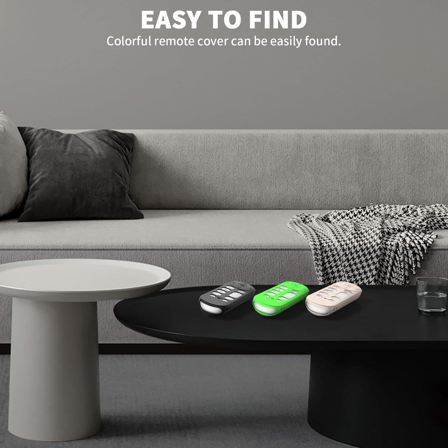 Funda de Silicona para Control Remoto Google TV 4K 2024 - 3 Pcs