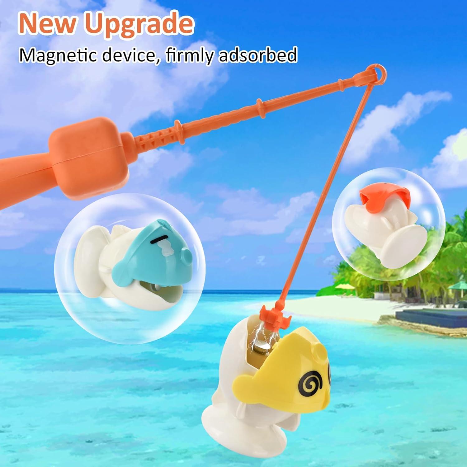 Juego de Pesca Magnético Jovarous - 21 Peces y 6 Cañas