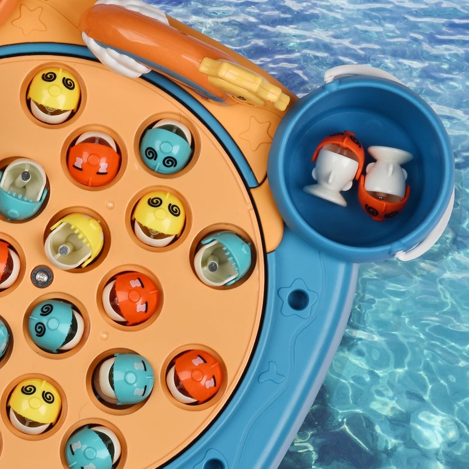 Juego de Pesca Magnético Jovarous - 21 Peces y 6 Cañas