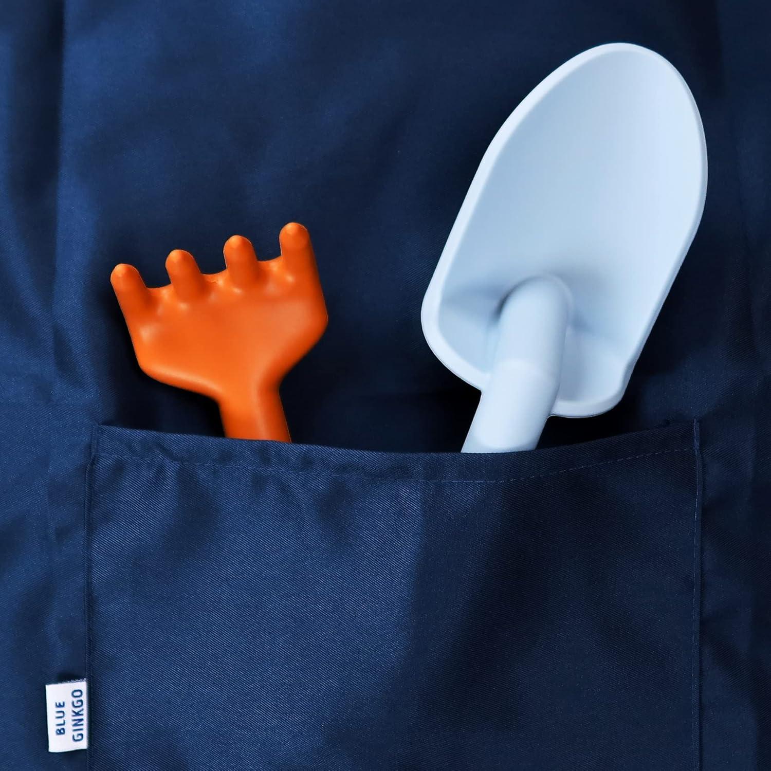 Set de Jardinería para Niños Blue Ginkgo - Silicona Azul