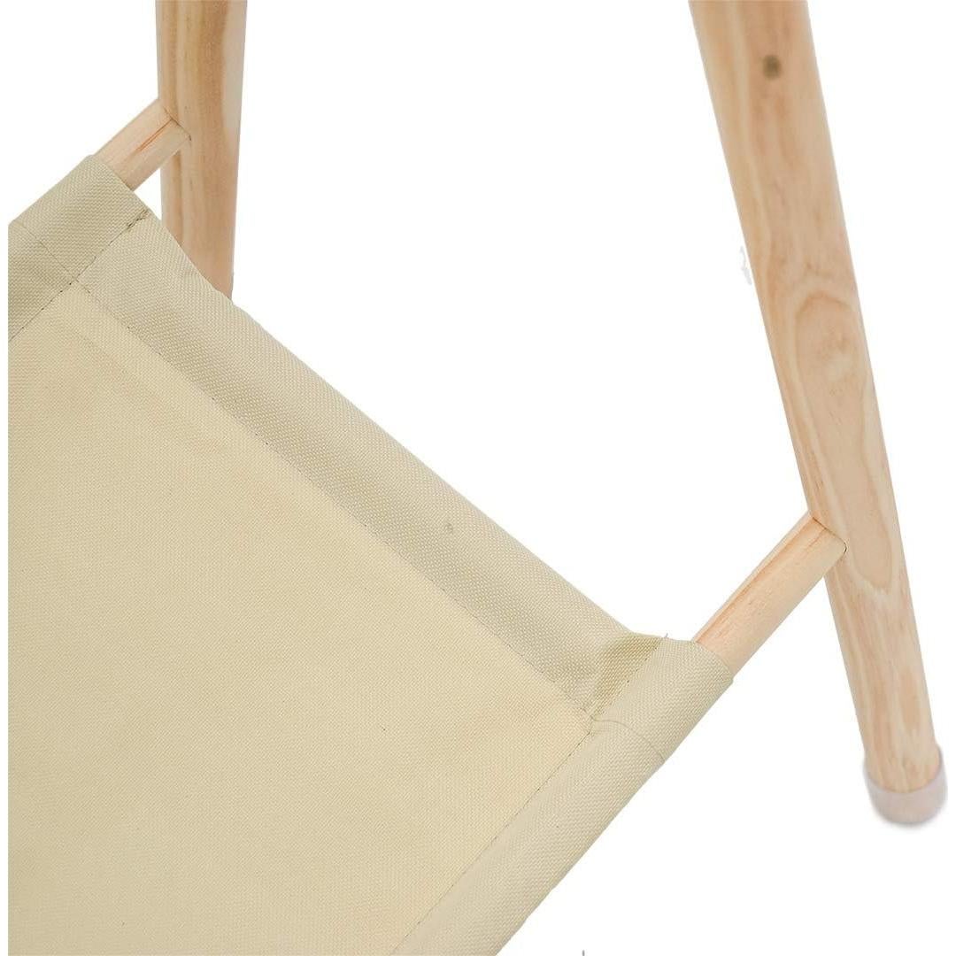 Perchero de Madera Morimoe Mediano Beige para Mascotas y Bebés