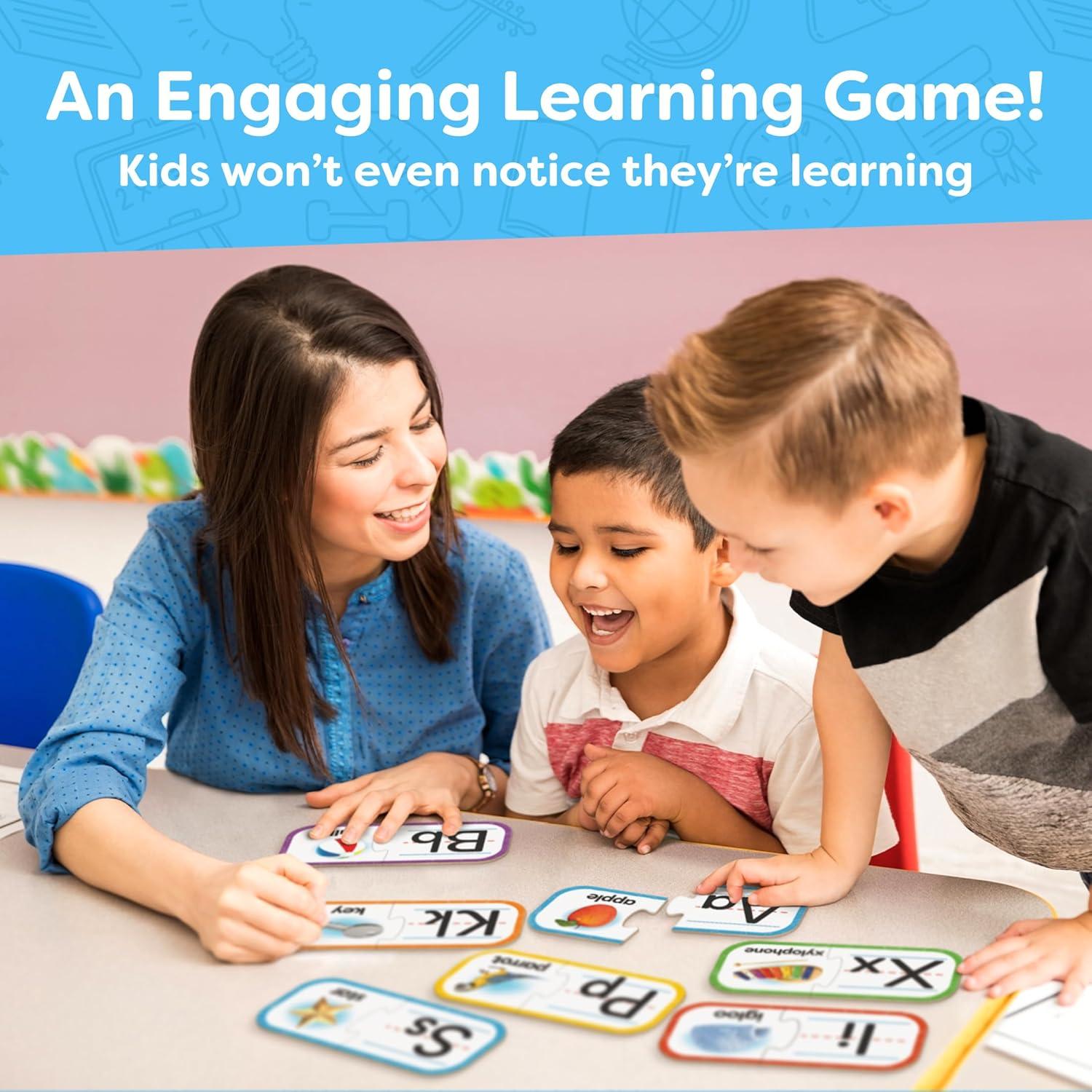 Rompecabezas de Alfabeto Momo & Nashi - 26 Piezas Educativas