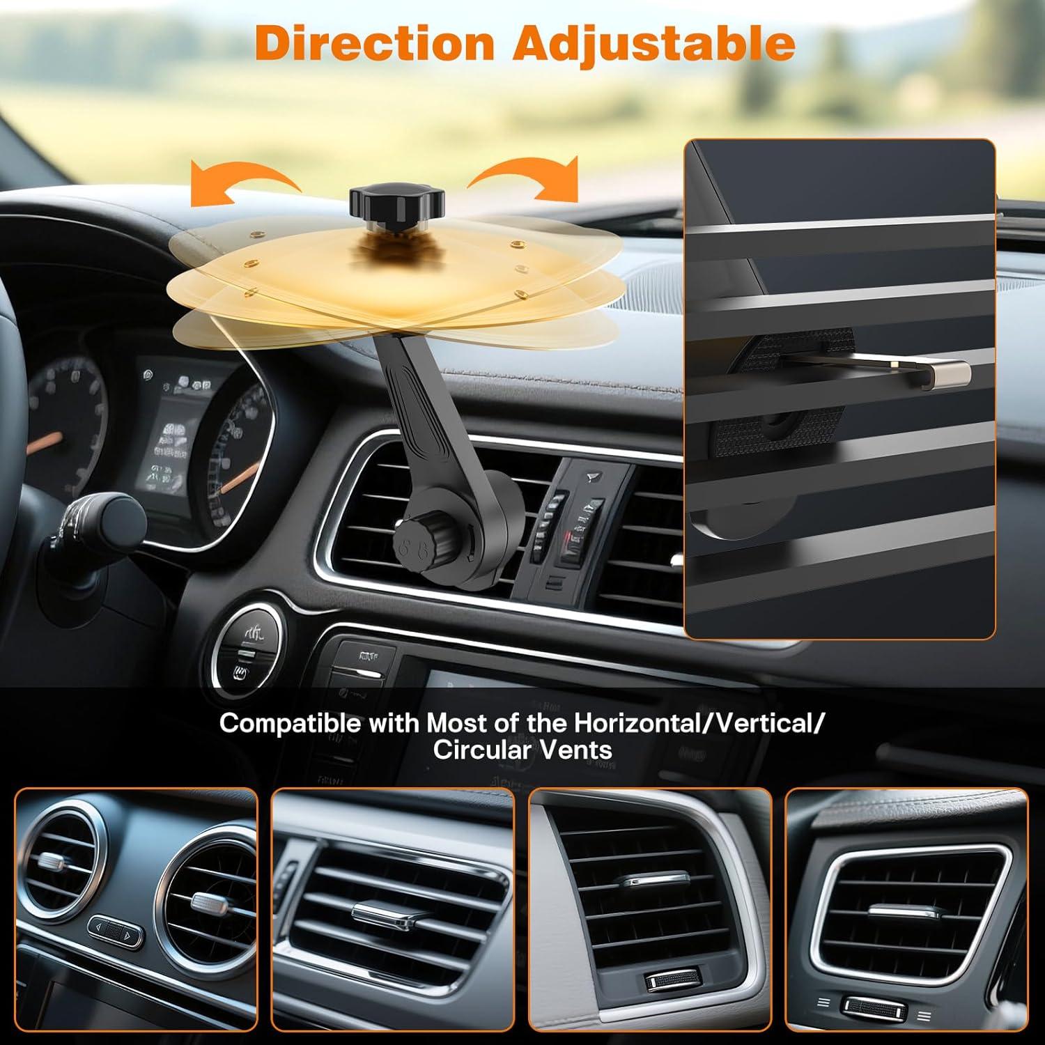 Cymbal de Aire para Auto Chfory Oro - Mini Platillos y Baqueta