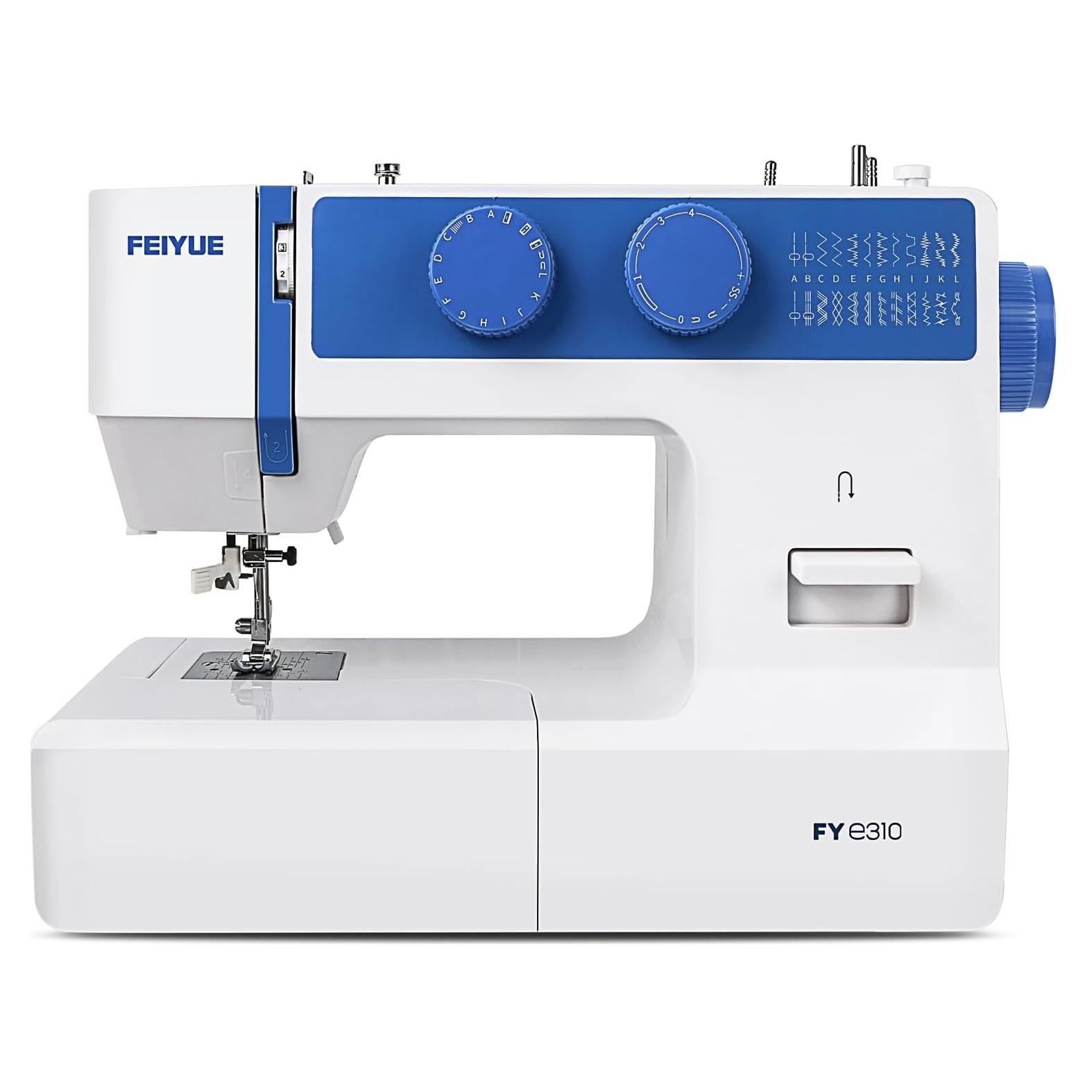 Máquina de Coser Eléctrica FEIYUE FYe310 con Pedal y 25 Puntos