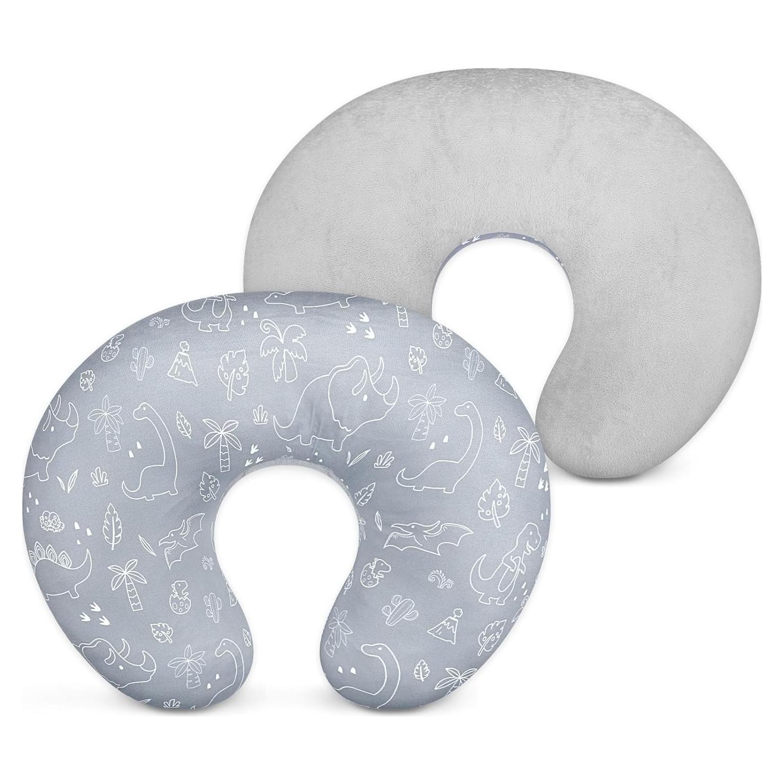 Funda de Almohada de Lactancia DILIMI Dinosaurio Suave y Transpirable