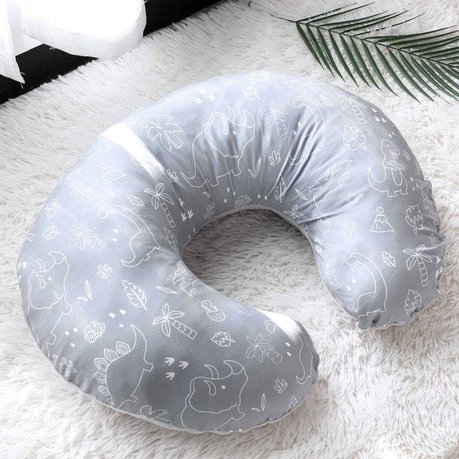 Funda de Almohada de Lactancia DILIMI Dinosaurio Suave y Transpirable