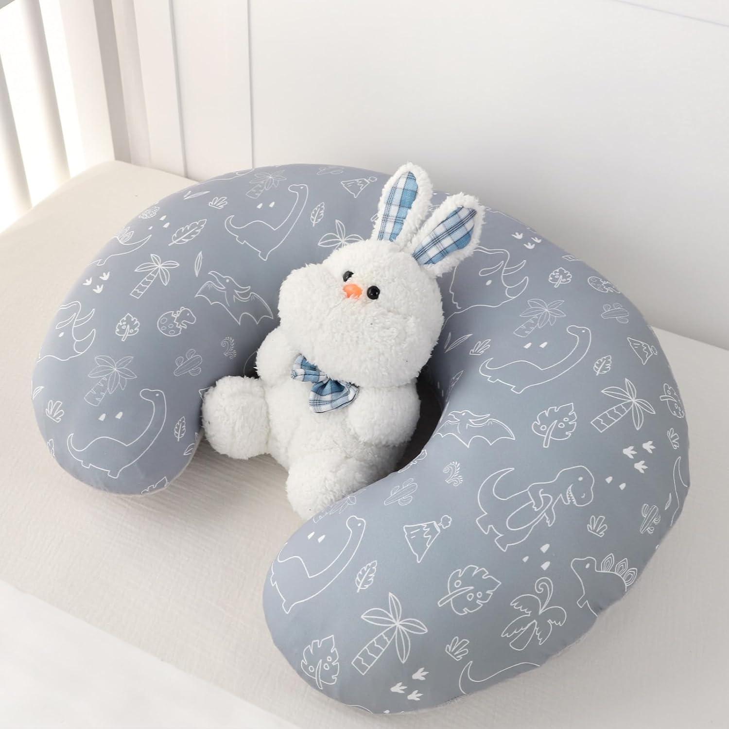 Funda de Almohada de Lactancia DILIMI Dinosaurio Suave y Transpirable