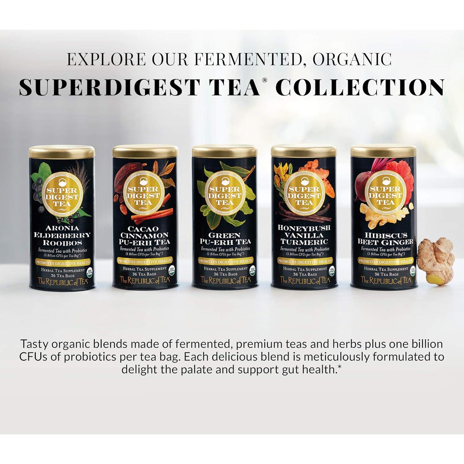 Té Rooibos Probiotico El Republicano del Té Aronia y Sáuco 36u