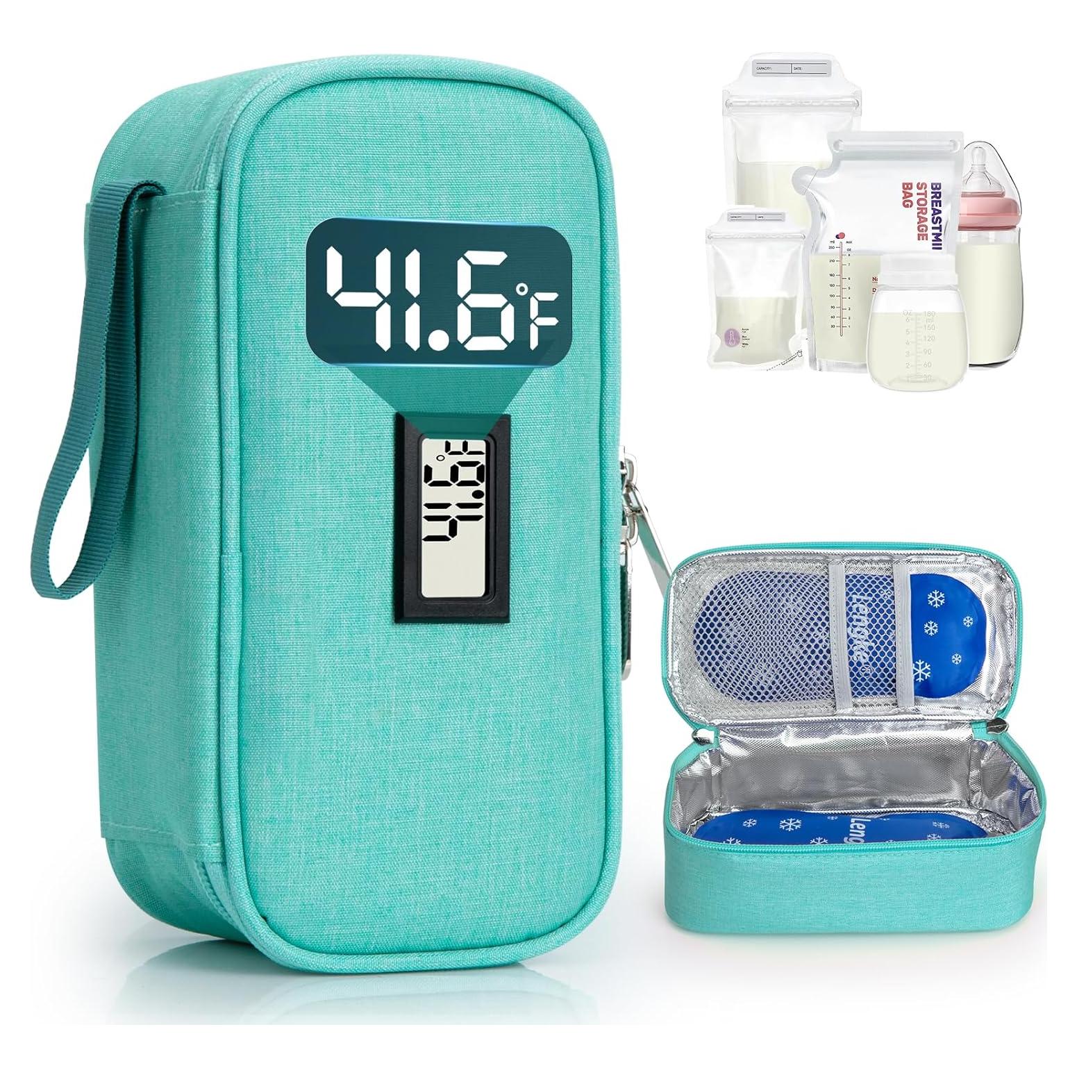 Bolsa Enfriadora de Leche Materna WIBOND Verde Claro 6-8 Bolsas