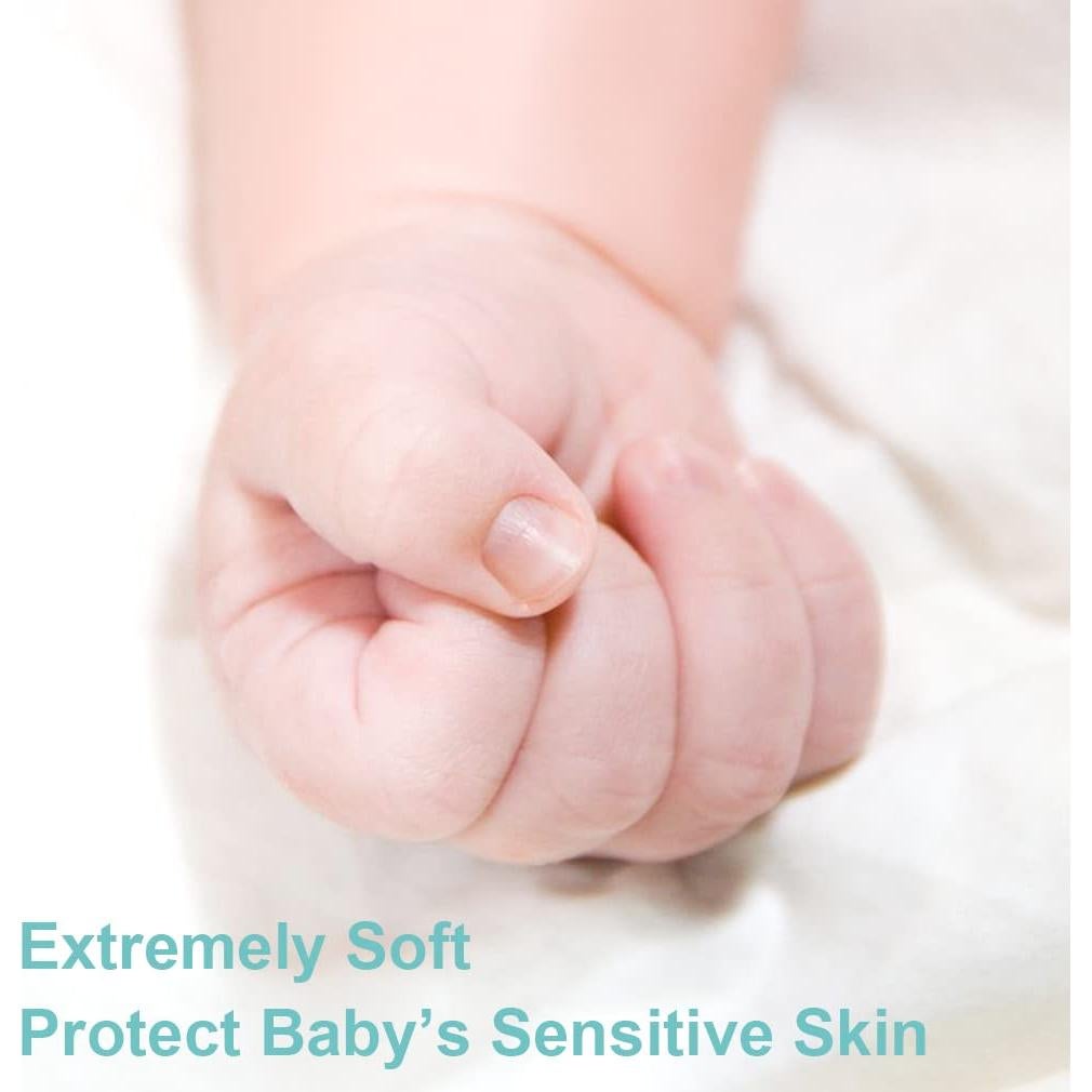 Toalla de Bebé MICHLEY con Capucha de Animal Algodón 90x90 cm Azul