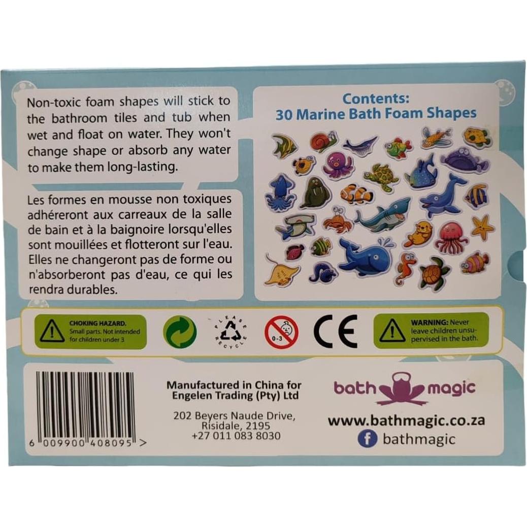 Criaturas Marinas Espuma Mágica de Baño FiZZLeS - 30 Piezas