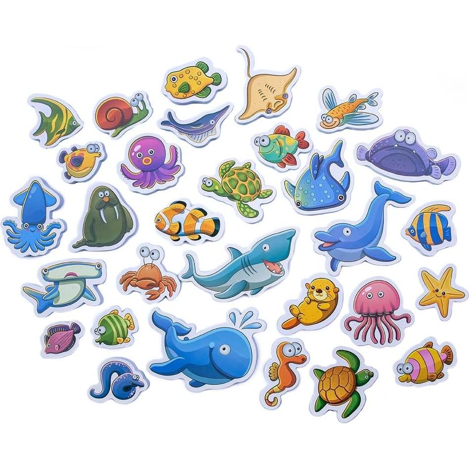 Criaturas Marinas Espuma Mágica de Baño FiZZLeS - 30 Piezas