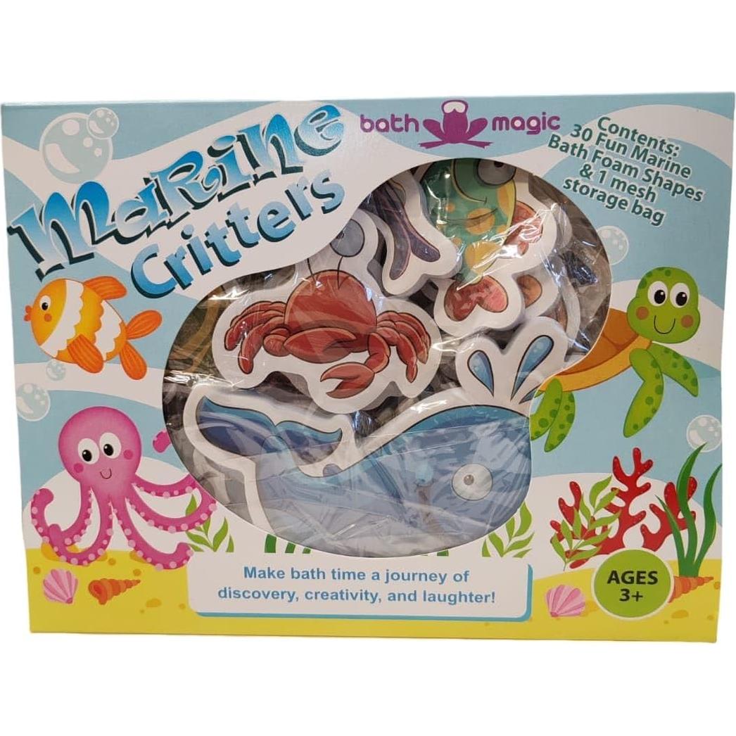 Criaturas Marinas Espuma Mágica de Baño FiZZLeS - 30 Piezas