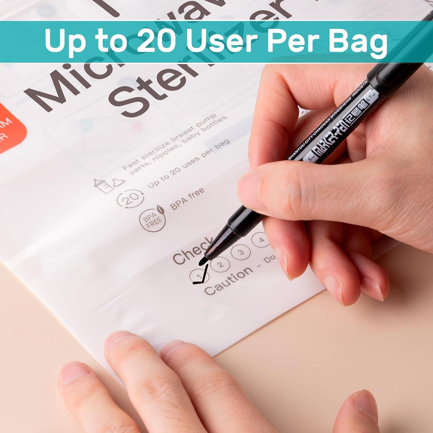 Bolsa de Esterilización por Vapor NCVI 8 Contenidos Reutilizables