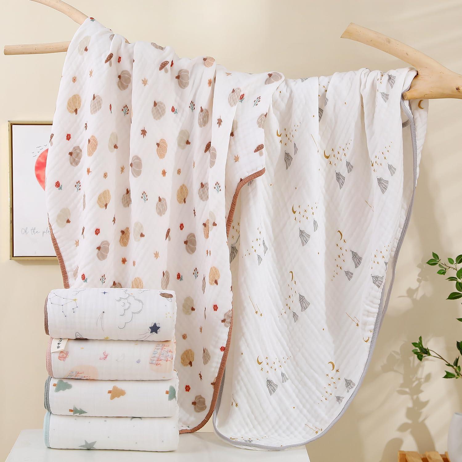 Manta de Muselina Brnabiou 88.9x76.2cm Algodón Oso