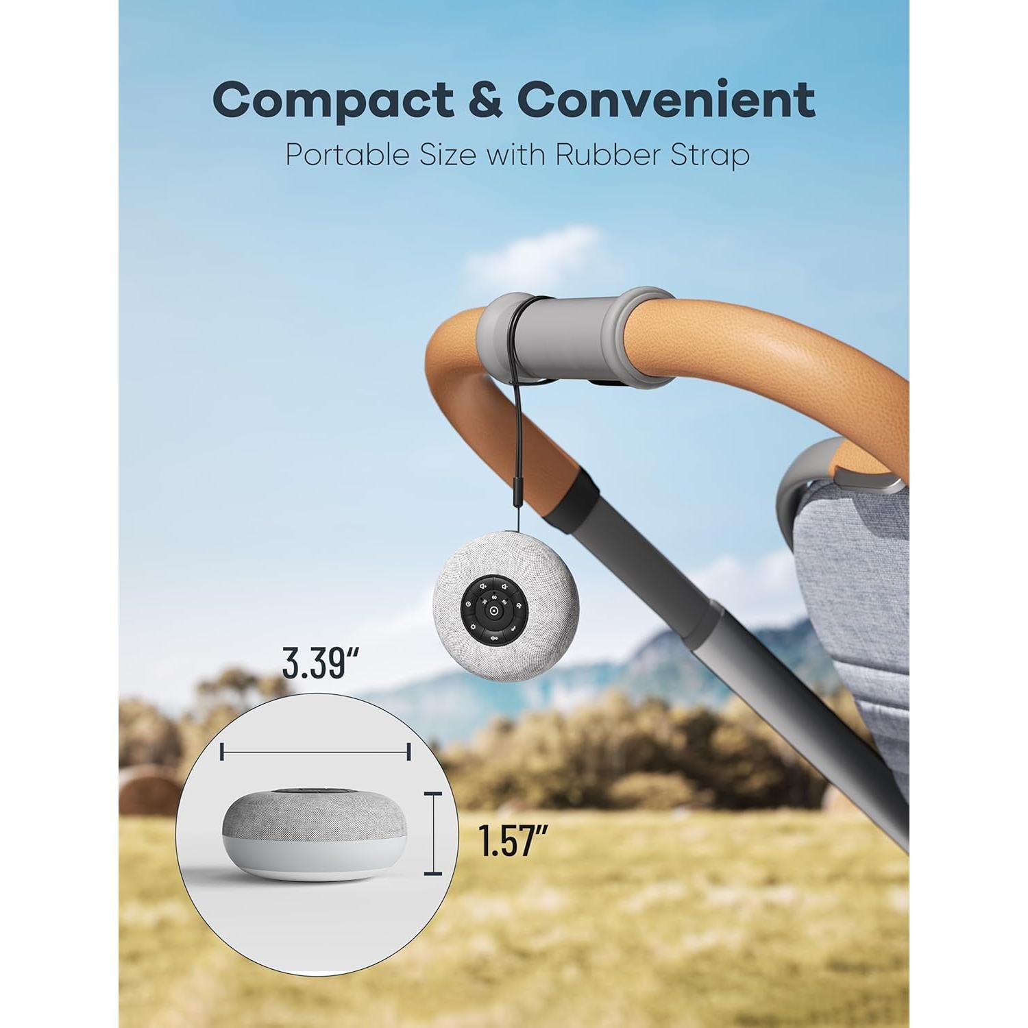 Máquina de Sonido Portátil Wildley MC220, 39 Sonidos Calmantes