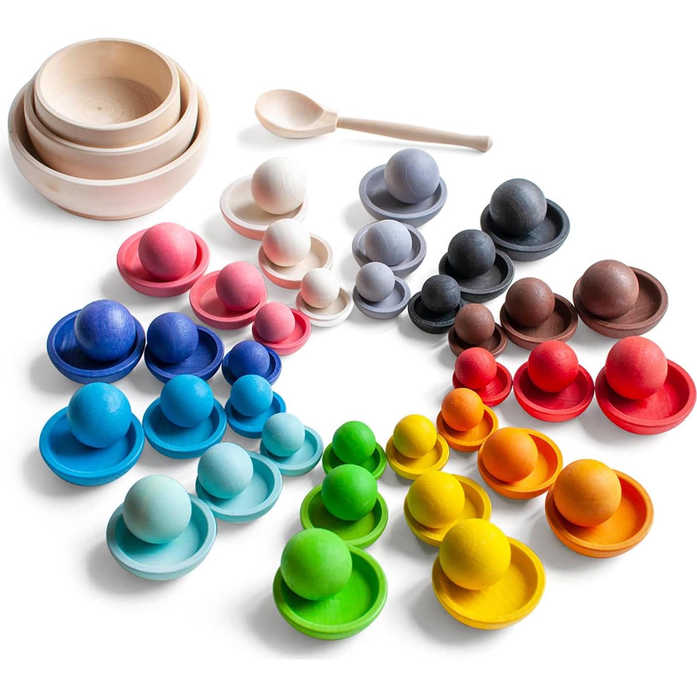 Juguete Montessori Ulanik Clasificador de Colores y Tamaños