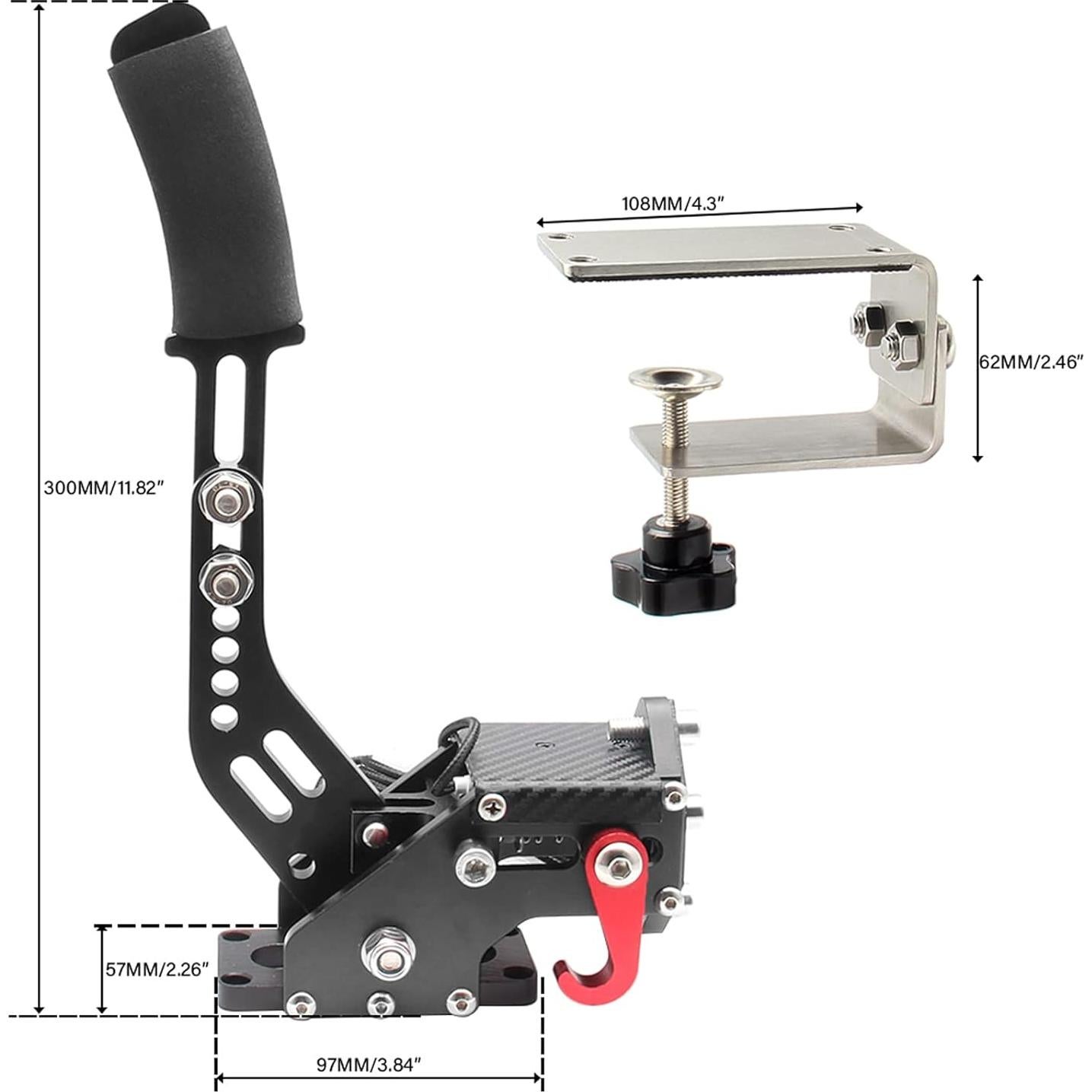 Freno de Mano USB YESHMA 64 Bit con Abrazadera para PC