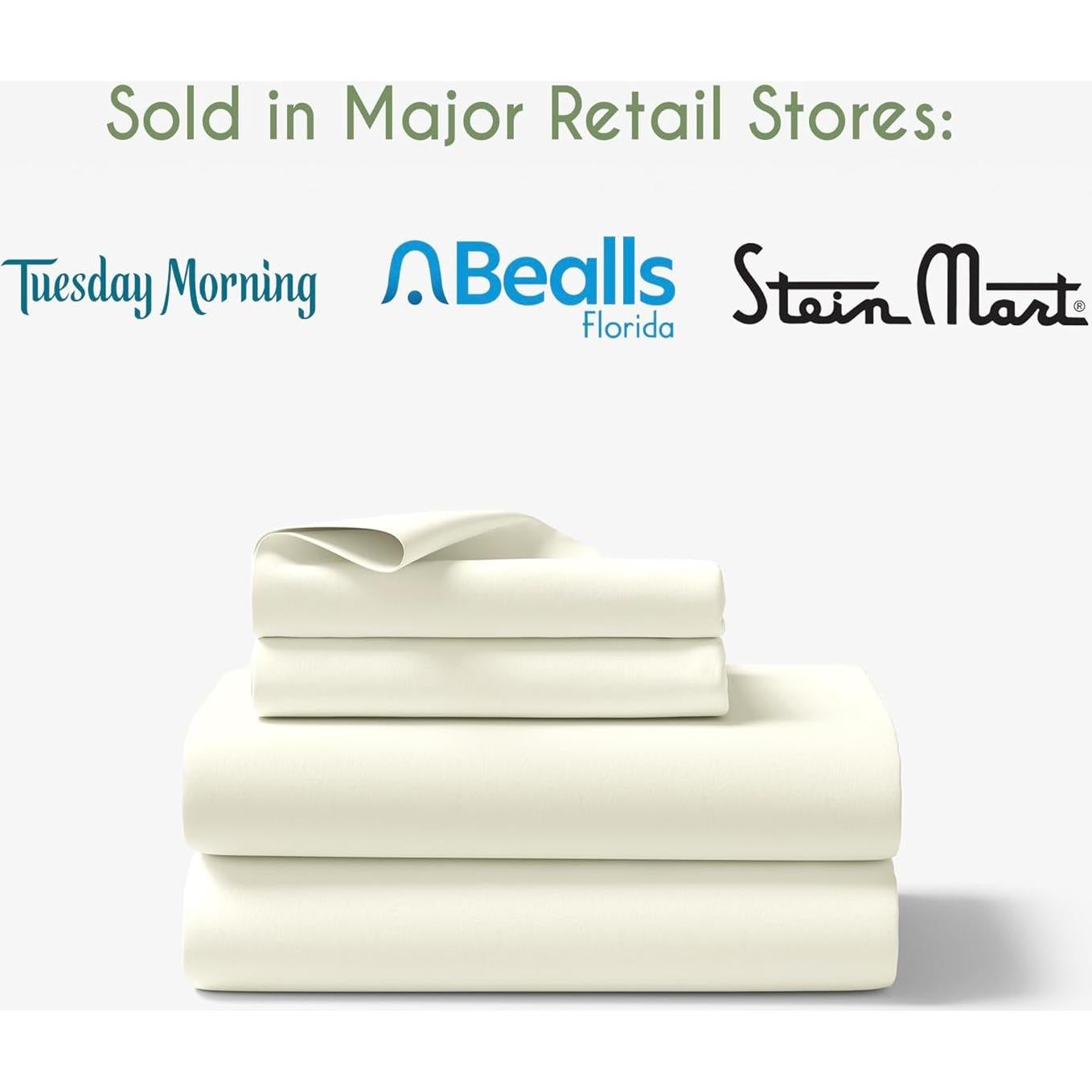 Juego de Sábanas de Rayón de Bambú Home Environment Reina Marfil