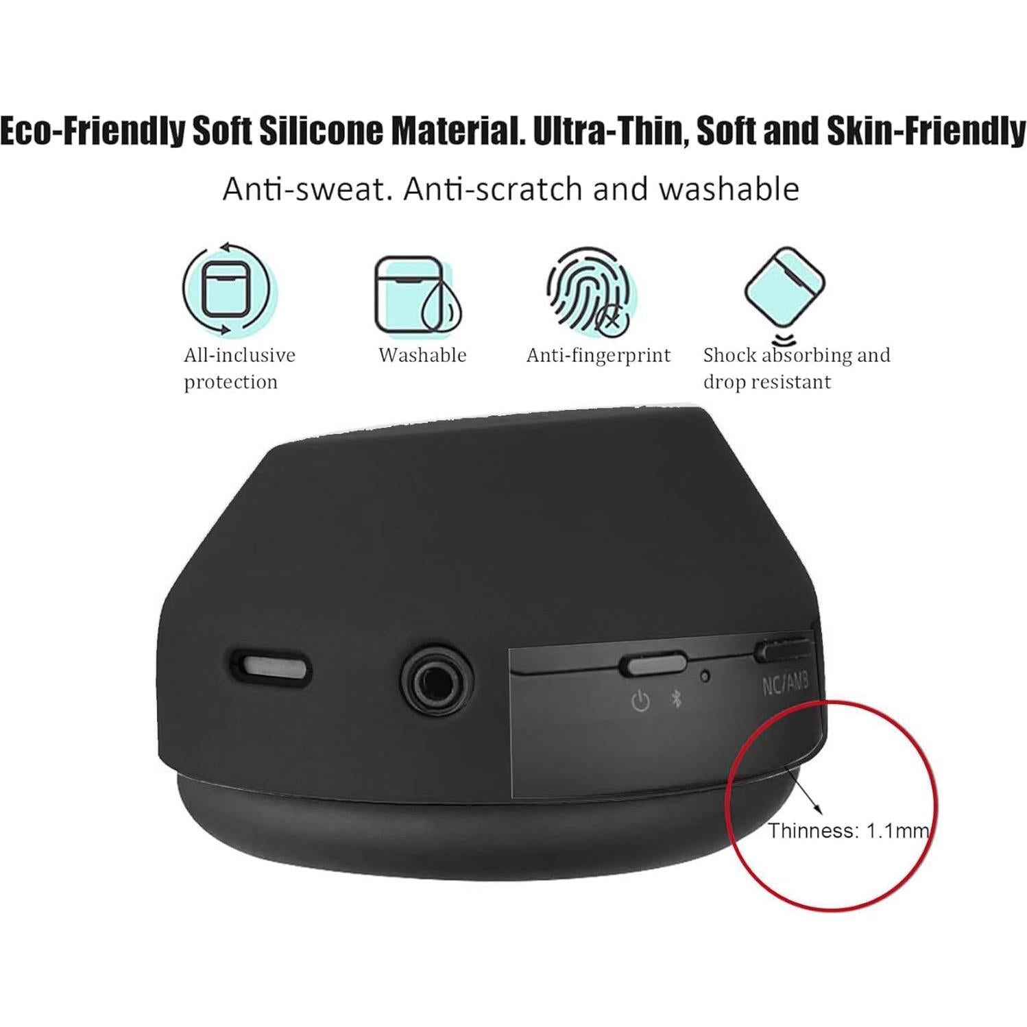 Funda de Silicona Adhiper para Auriculares Sony WH-1000XM5