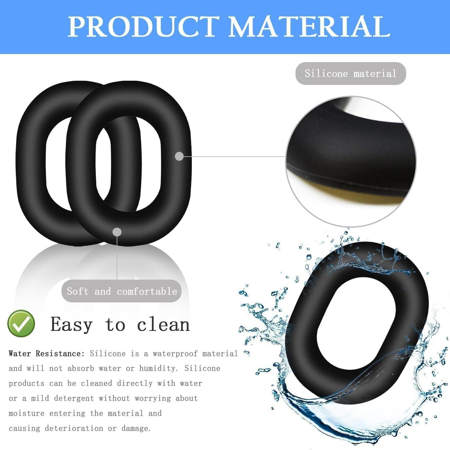 Funda de Silicona Adhiper para Auriculares Sony WH-1000XM5