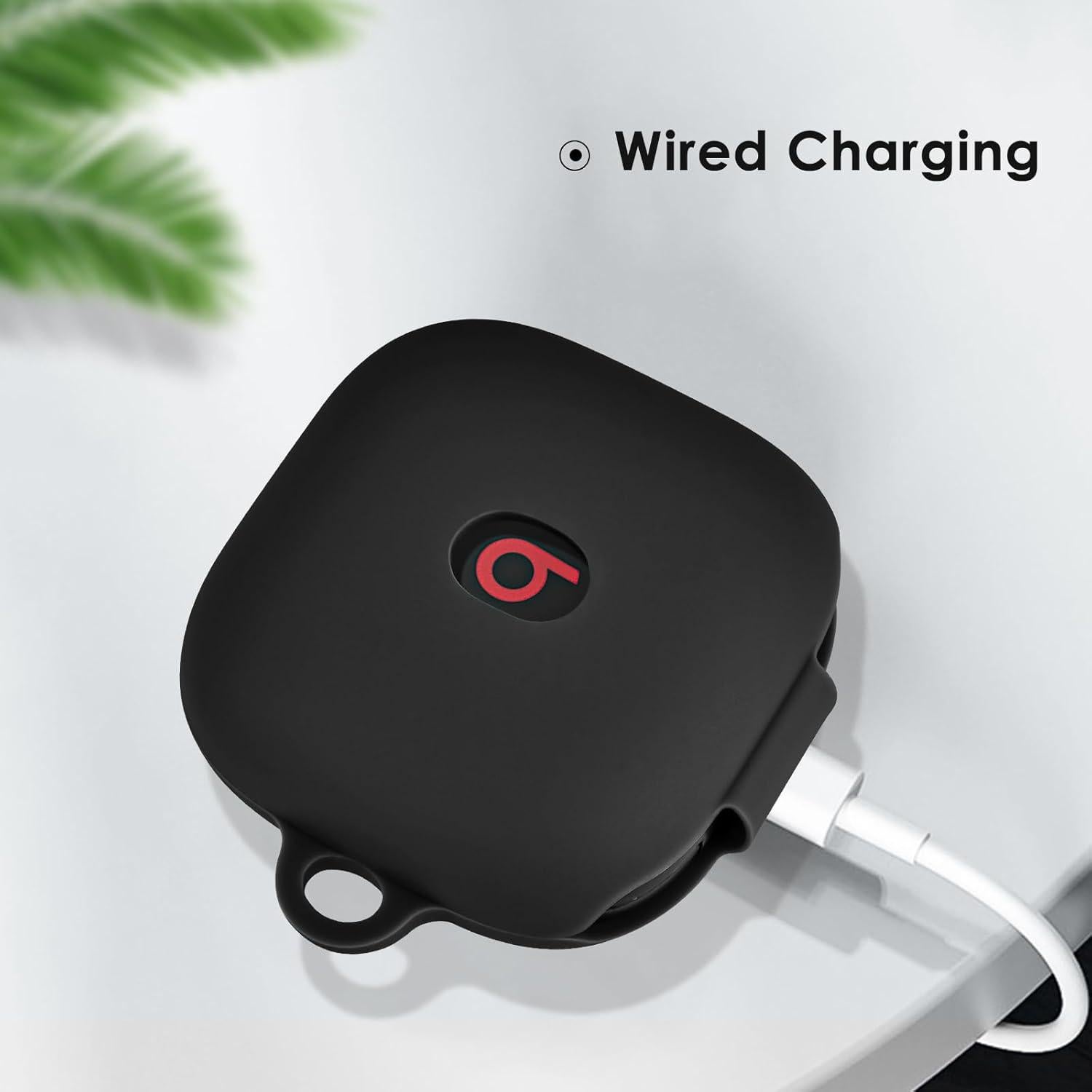 Funda Protectora VISOOM para Auriculares Beats Fit Pro 2021 - Silicona Negra