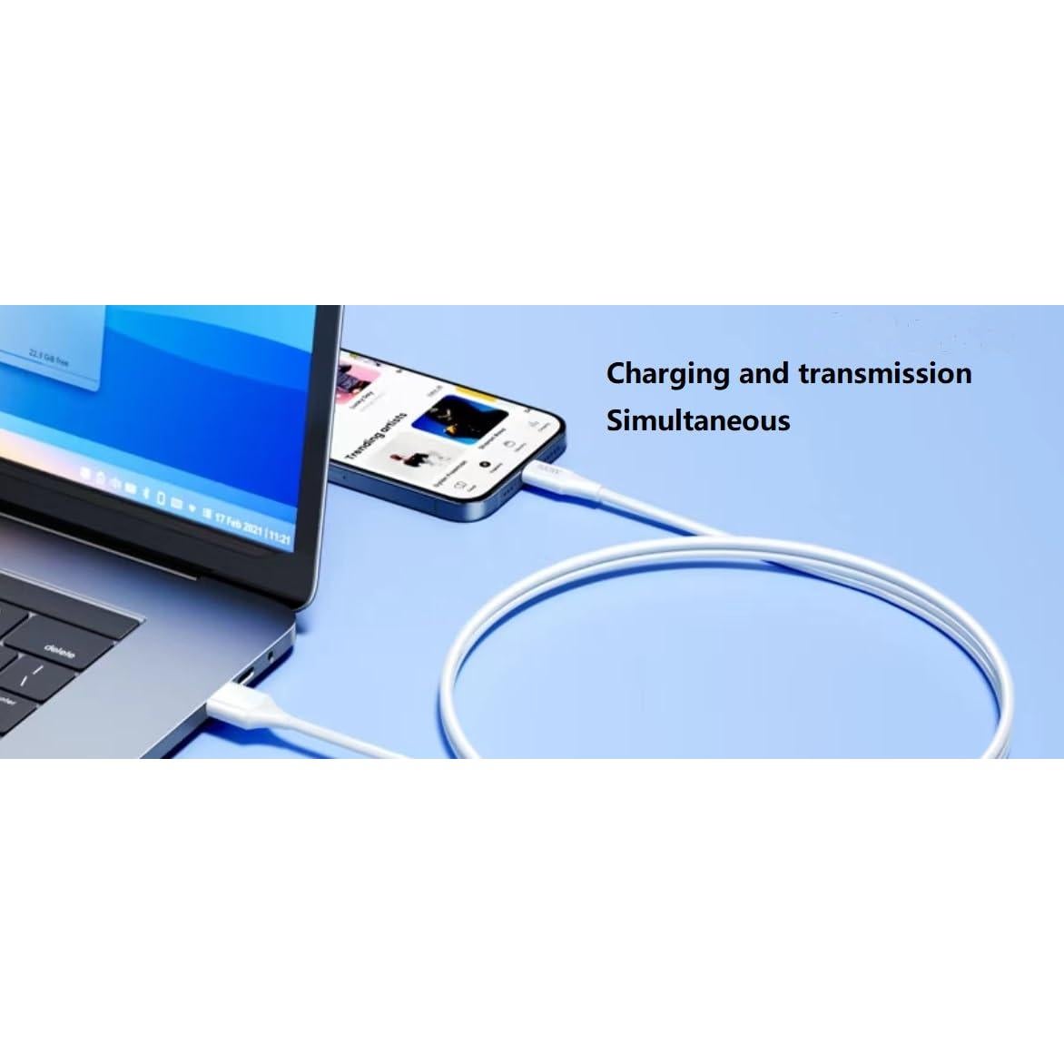 Cable CarPlay USB A a USB C 1m Goffeu para iPhone 17/16/15