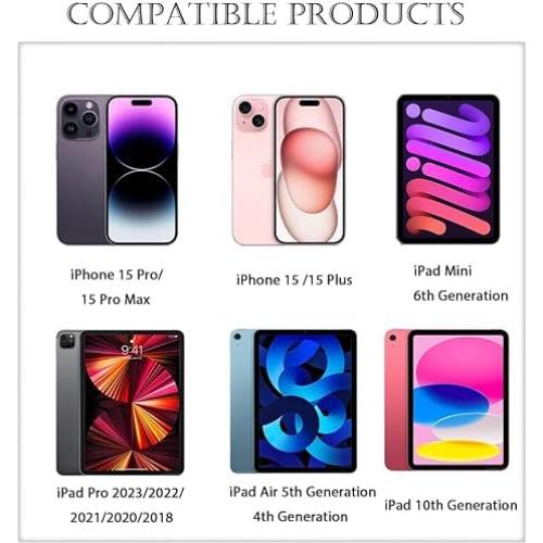 Cable CarPlay USB A a USB C 1m Goffeu para iPhone 17/16/15