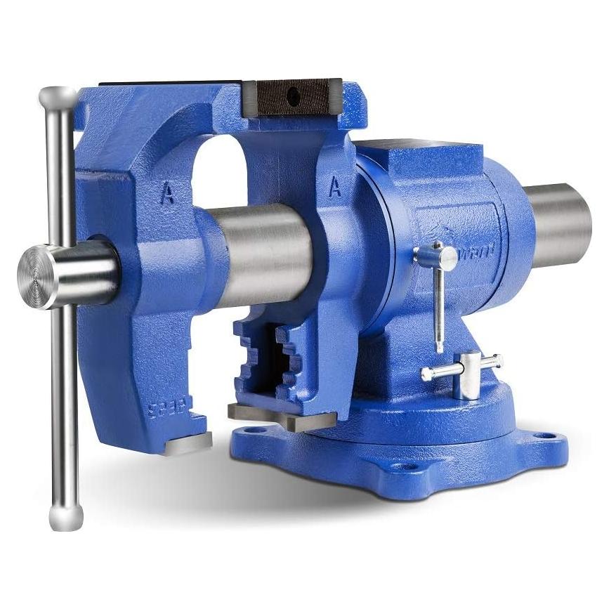 Prensa de Banco Forward DT08125A 125mm Hierro Dúctil 360°