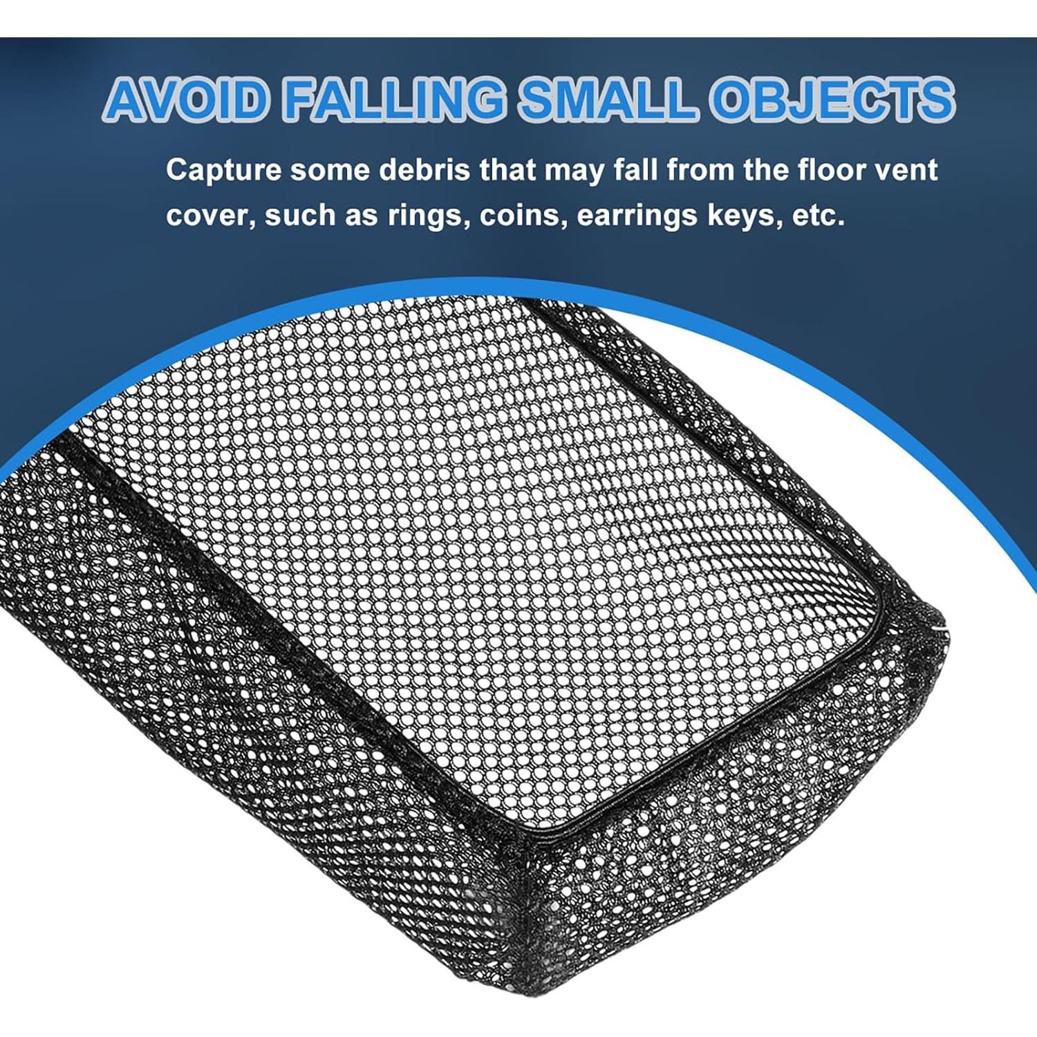 Filtro de Ventilación de Piso uxcell 265x110mm Negro