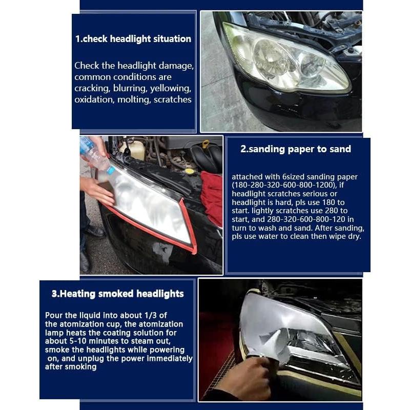 Kit de Restauración de Faros TONZACK T-20240322 200ml