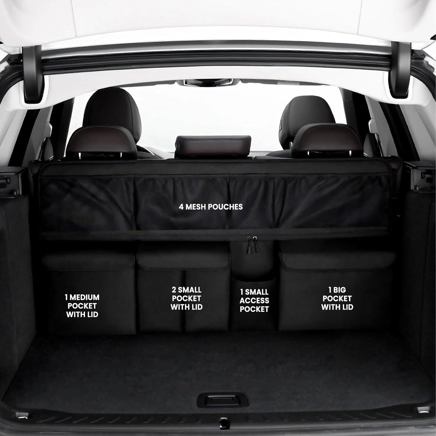 Organizador de Maletero de Coche Suyue Y 8 Bolsillos Plegable