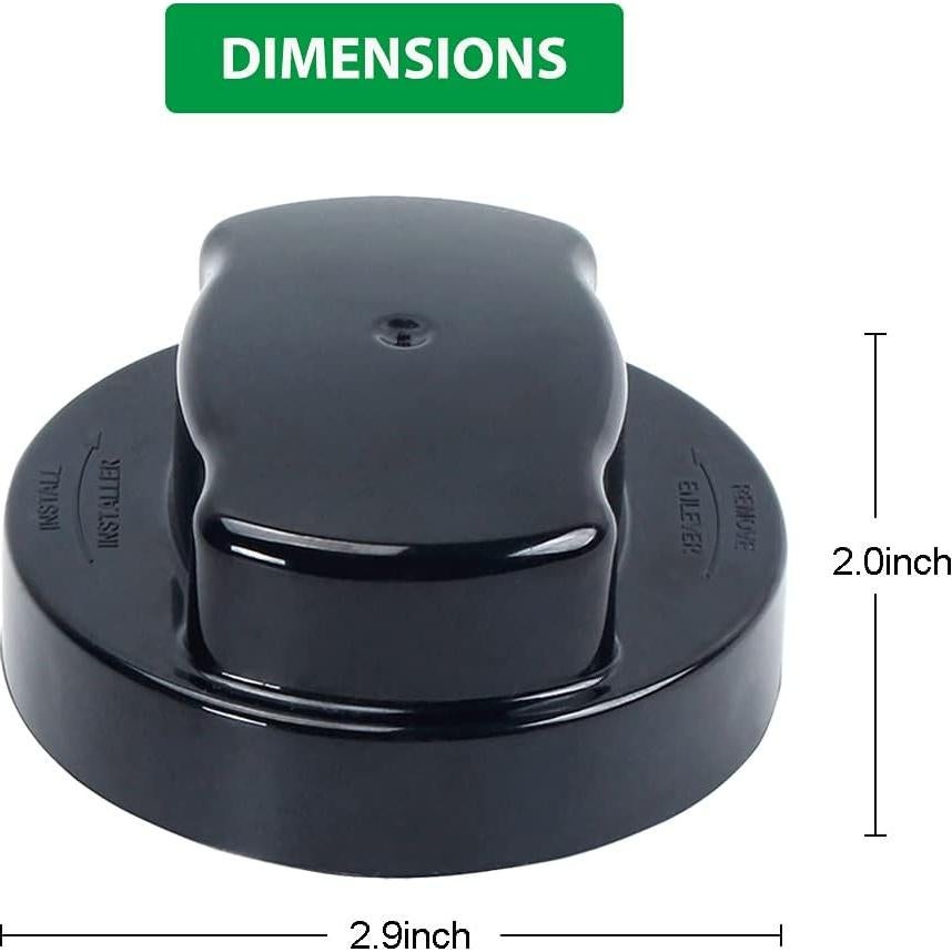 Tapa de Fotocélula LIPU LP-208, 1 Paquete, Negro, IP65