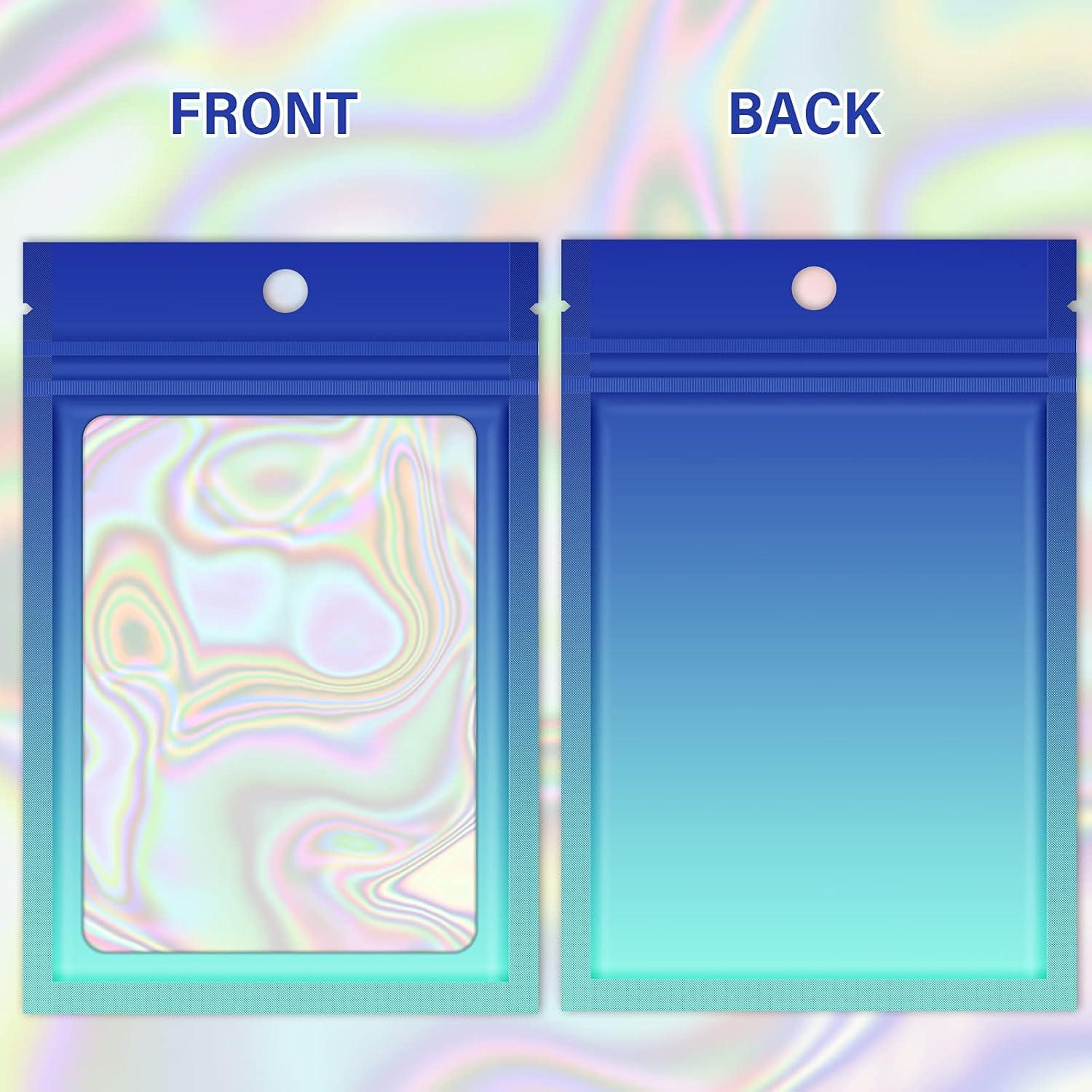 100 Bolsas Mylar Holográficas VEEMOS 8.9x11.9 cm Reutilizables